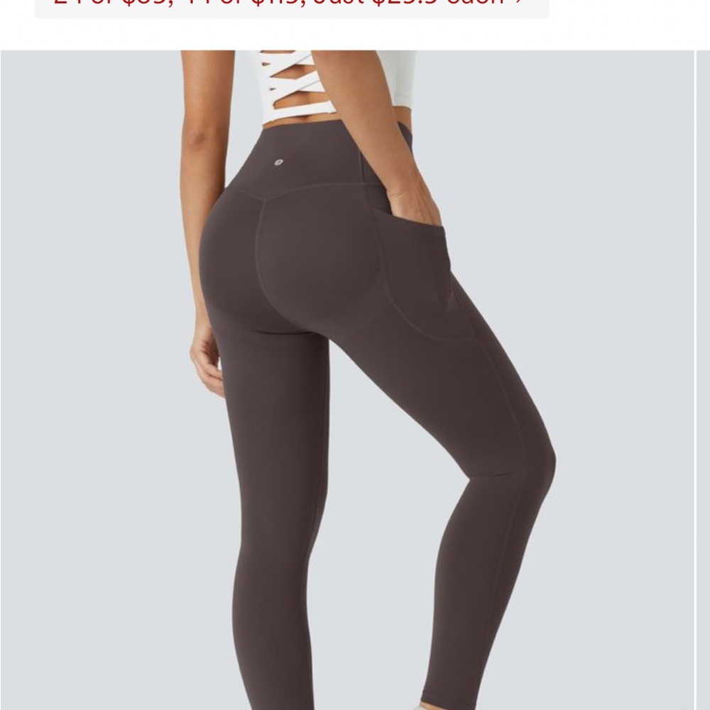 Women's SoCinched High-Waisted Butt-Lifting, Tummy Control, Side Pocket Leggings